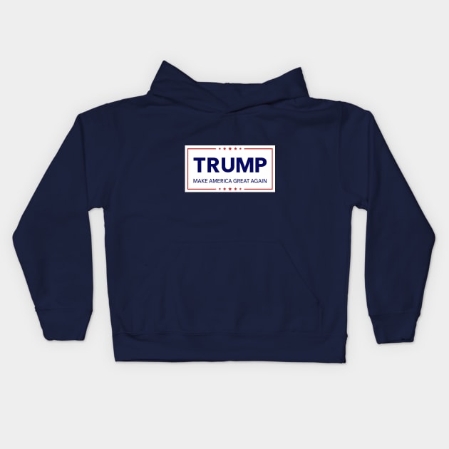 Donald Trump Kids Hoodie by orriart